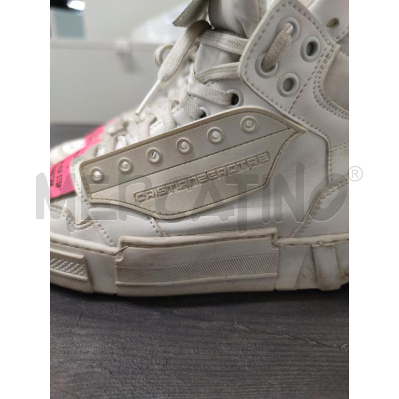 SCARPE DONNA CRISTINAEROTRE BIANCHE LINGUETTA FUCSIA | Mercatino dell'Usato Settimo torinese 4