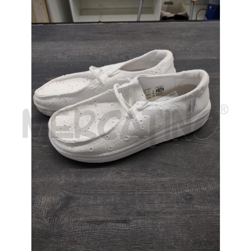 SCARPE DONNA HEY DUDE BIANCHE SAN GALLO | Mercatino dell'Usato Settimo torinese 1