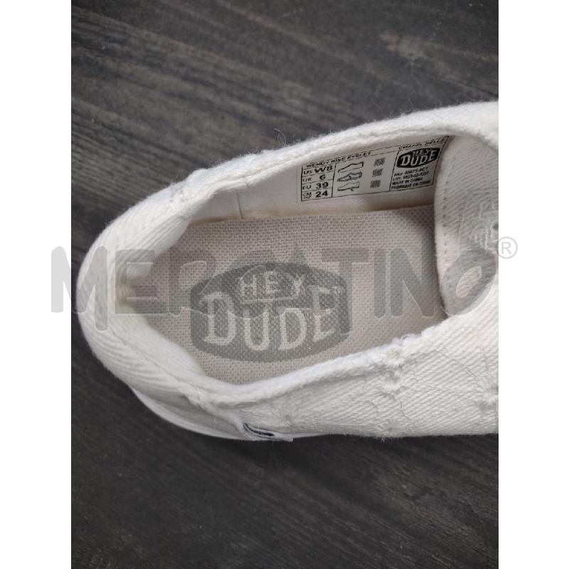 SCARPE DONNA HEY DUDE BIANCHE SAN GALLO | Mercatino dell'Usato Settimo torinese 3