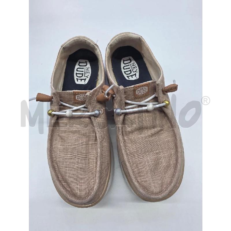 SCARPE DONNA HEY DUDE TELA BEIGE EFFETTO QUADRETTO | Mercatino dell'Usato Settimo torinese 1