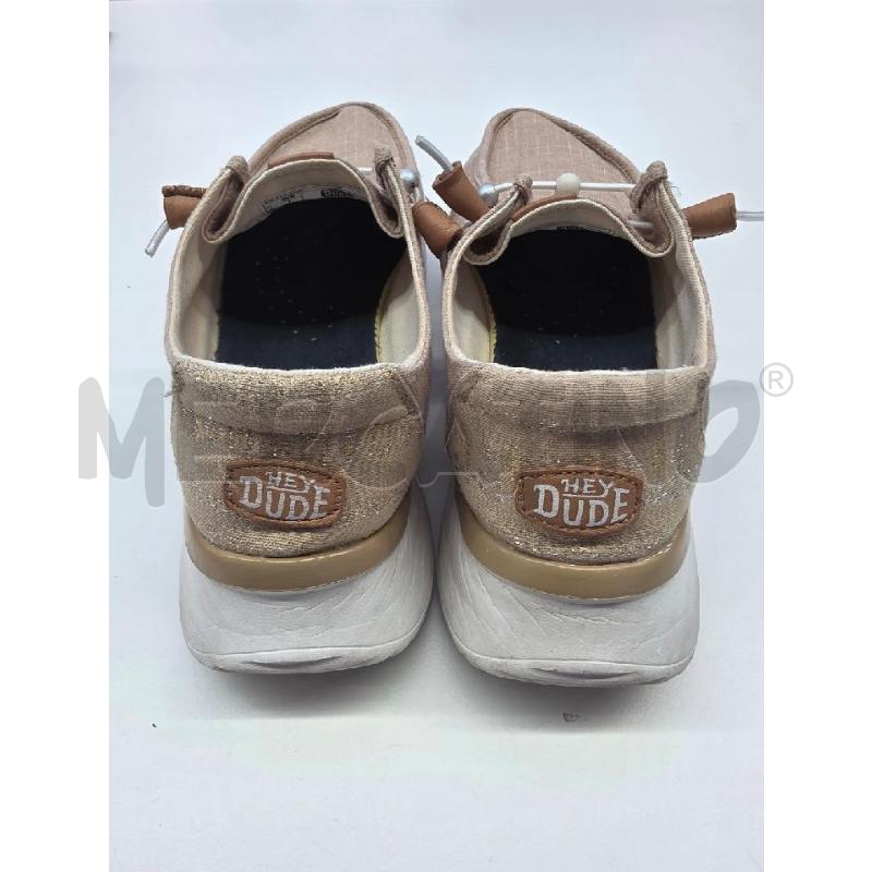SCARPE DONNA HEY DUDE TELA BEIGE EFFETTO QUADRETTO | Mercatino dell'Usato Settimo torinese 3