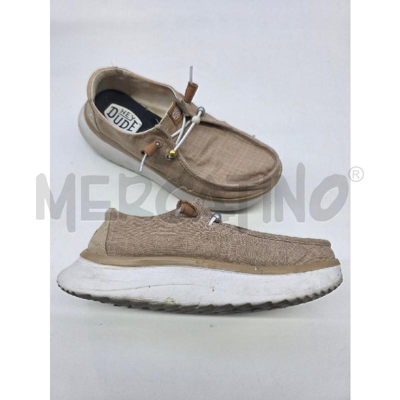 SCARPE DONNA HEY DUDE TELA BEIGE EFFETTO QUADRETTO | Mercatino dell'Usato Settimo torinese 4