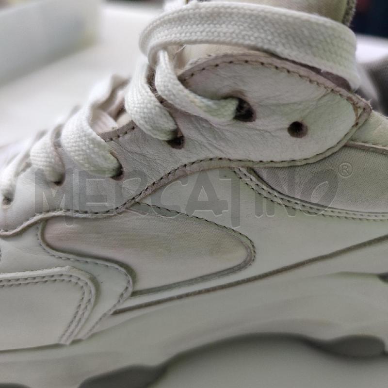 SCARPE DONNA HOGAN HYPERACTIVE PELLE BIANCA | Mercatino dell'Usato Settimo torinese 5