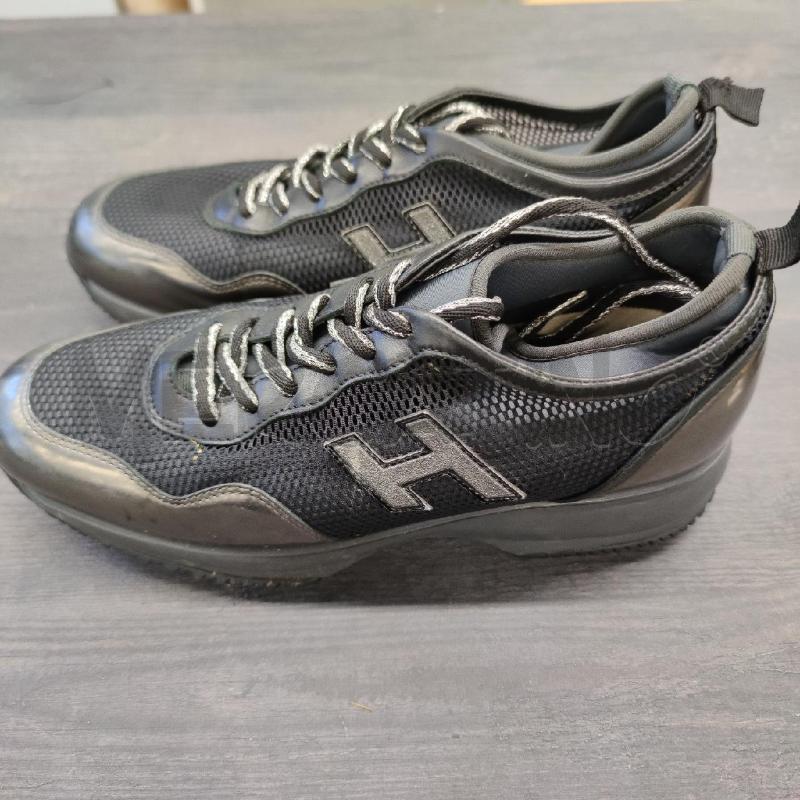 SCARPE DONNA HOGAN NERE MICRORETE | Mercatino dell'Usato Settimo torinese 1