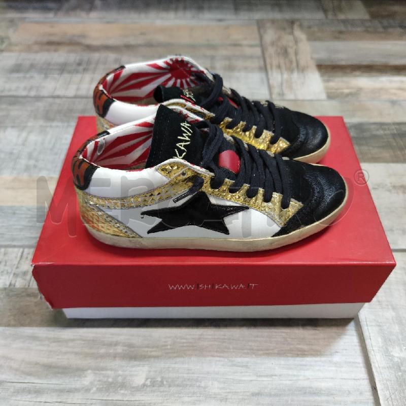 SCARPE DONNA ISHIKAWA NERO PARTI ORO | Mercatino dell'Usato Settimo torinese 2