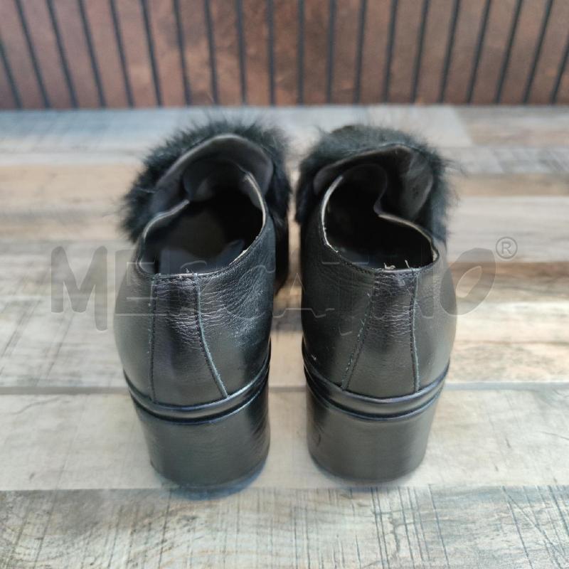 SCARPE DONNA JANET&JANET PELLE NERE PELO PLATFORM | Mercatino dell'Usato Settimo torinese 3