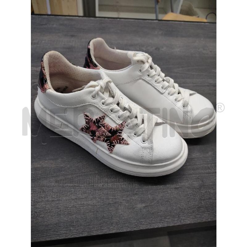 SCARPE DONNA LETTRA LAMBORGHINI BIANCHE STELLE ANIMALIER | Mercatino dell'Usato Settimo torinese 1