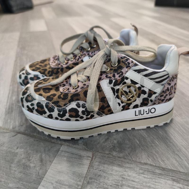 SCARPE DONNA LIU JO LEOPARDATE LACCI PLATFORM | Mercatino dell'Usato Settimo torinese 1