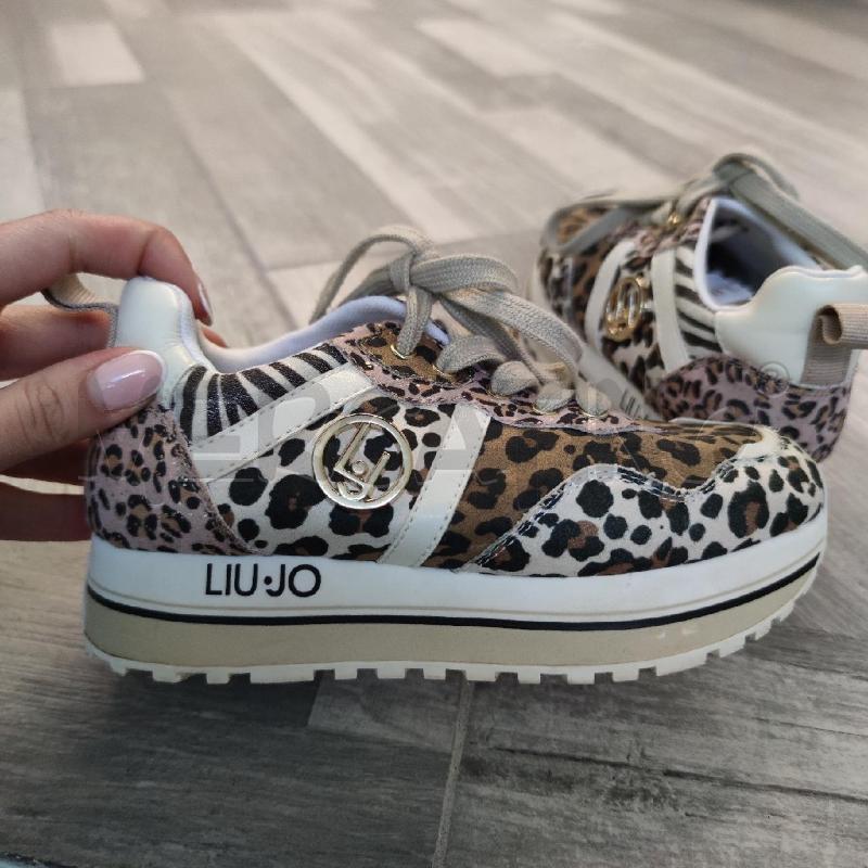 SCARPE DONNA LIU JO LEOPARDATE LACCI PLATFORM | Mercatino dell'Usato Settimo torinese 3