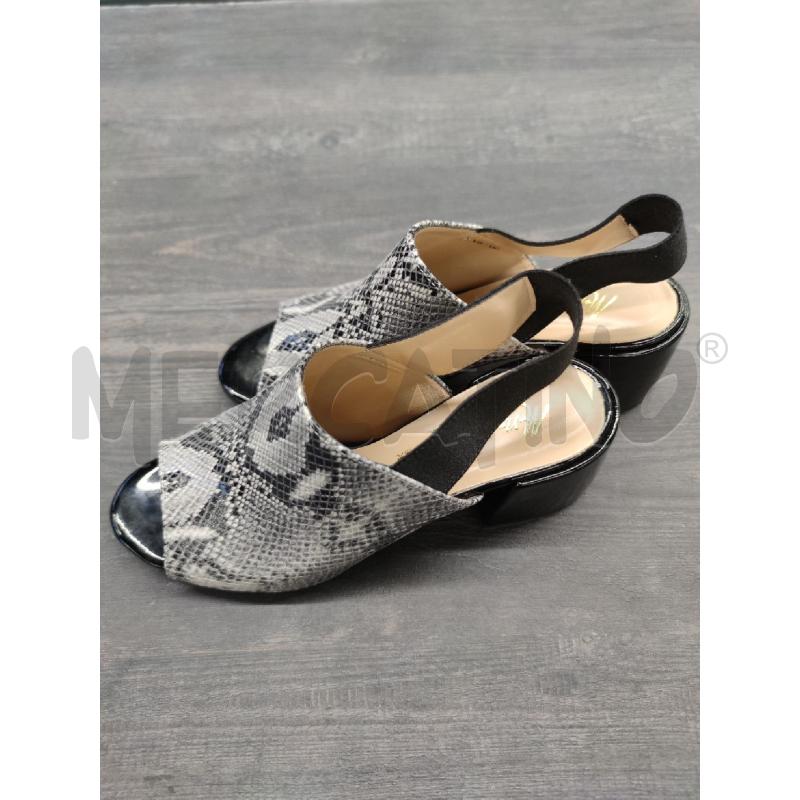 SCARPE DONNA MNG PITONATE TACCO NERO LUCIDO | Mercatino dell'Usato Settimo torinese 1