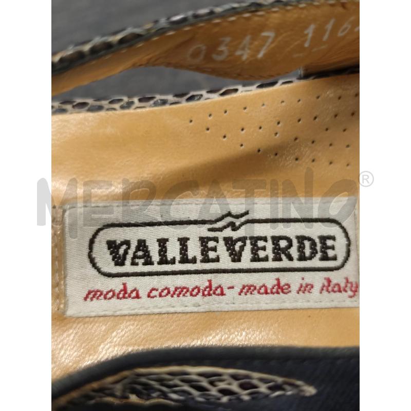SCARPE DONNA OPENTOE VALLEVERDE PELLE RASO | Mercatino dell'Usato Settimo torinese 4