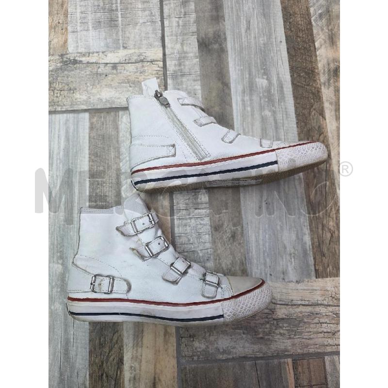 SCARPE DONNA PELLE ASH BIANCHE CINTURINI | Mercatino dell'Usato Settimo torinese 2