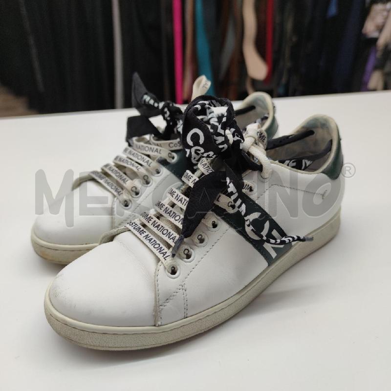 SCARPE DONNA PELLE COSTUME NATIONAL LACCI LOGHI | Mercatino dell'Usato Settimo torinese 1