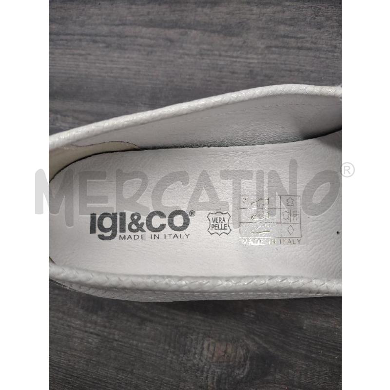SCARPE DONNA PELLE IGI&CO GRIGIE STAMPA SERPENTE | Mercatino dell'Usato Settimo torinese 3
