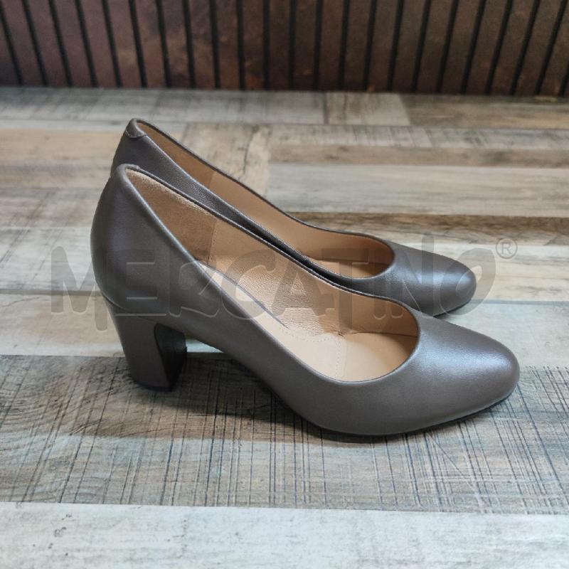 SCARPE DONNA PELLE PERLATO MARRONE  | Mercatino dell'Usato Settimo torinese 2