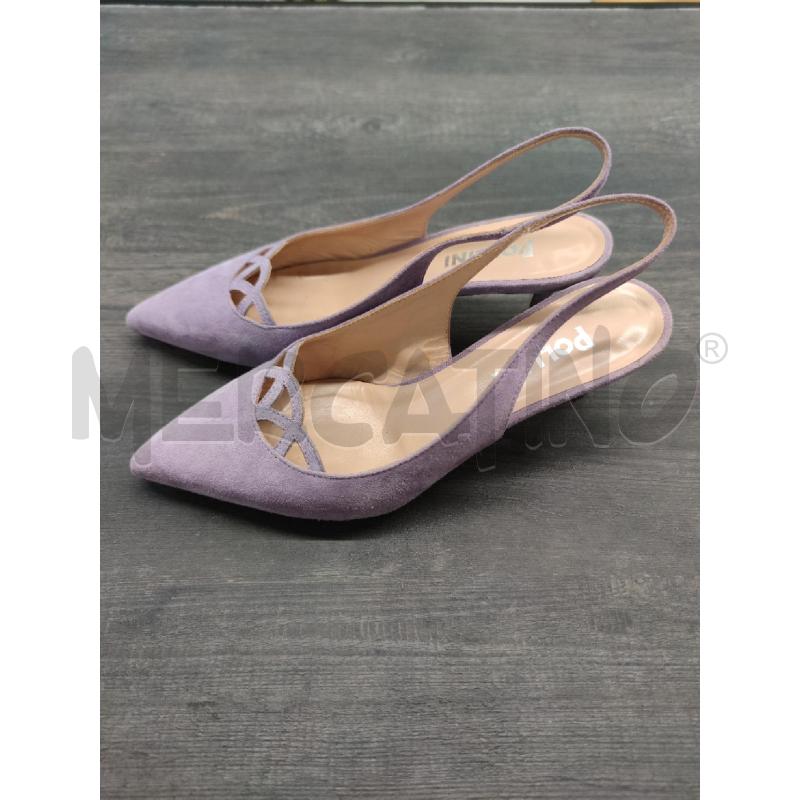 SCARPE DONNA POLLINI A PUNTA TACCHETTO LILLA  | Mercatino dell'Usato Settimo torinese 1