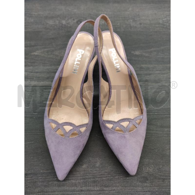SCARPE DONNA POLLINI A PUNTA TACCHETTO LILLA  | Mercatino dell'Usato Settimo torinese 2