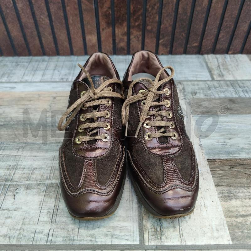 SCARPE DONNA PRIMA CLASSE MARRONE LOGO STRASS | Mercatino dell'Usato Settimo torinese 1