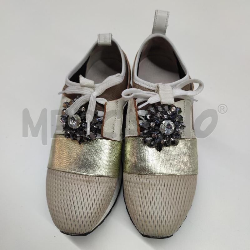 SCARPE DONNA STOKTON TORTORA ORO CON STRASS TONDO | Mercatino dell'Usato Settimo torinese 2