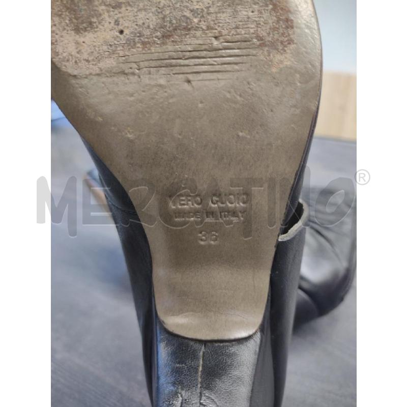 SCARPE DONNA TACCHETTO IXOS PELLE NERE FASCIA CAVIGLIA | Mercatino dell'Usato Settimo torinese 4