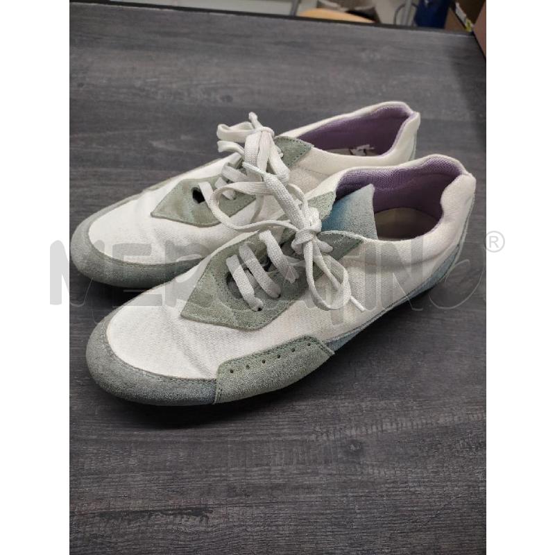 SCARPE EMILIO PUCCI SABELT TELA PARTI PELLE AZZURRI VERDI | Mercatino dell'Usato Settimo torinese 1