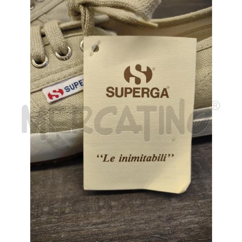 SCARPE TELA SUPERGA BEIGE NUOVE | Mercatino dell'Usato Settimo torinese 3