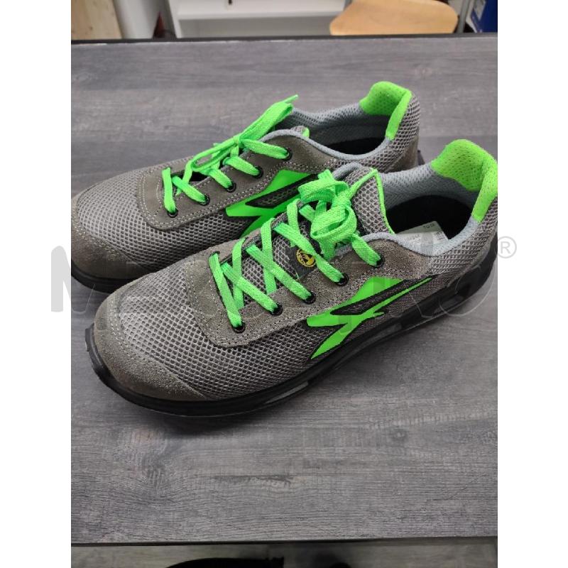 SCARPE UOMO ANTINF. UPOWER GRIGIE LACCI FLUO | Mercatino dell'Usato Settimo torinese 1
