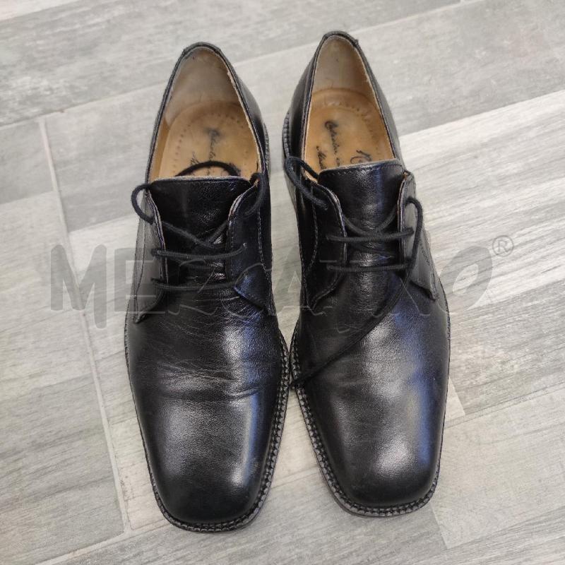 SCARPE UOMO PIER ONE CUOIO NERE LACCI  | Mercatino dell'Usato Settimo torinese 2