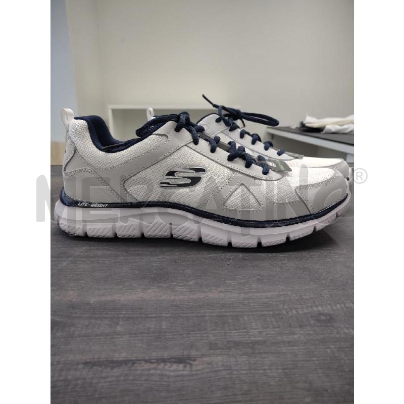 SCARPE UOMO SKECHERS BIANCA BLU  | Mercatino dell'Usato Settimo torinese 2