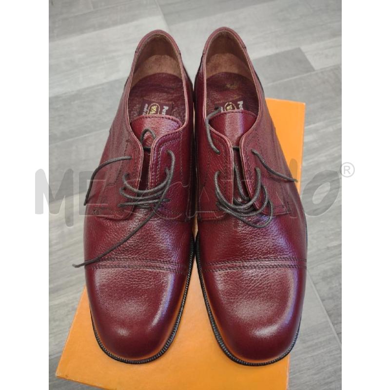 SCARPE UOMO STRINGATE PELLE VALLEVERDE NUOVE BORDEAUX | Mercatino dell'Usato Settimo torinese 2