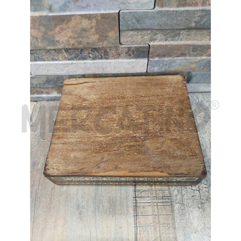 SCATOLA LEGNO PORTA GIOIE MEDIA INTARSI GEOMETRICI | Mercatino dell'Usato Settimo torinese 3