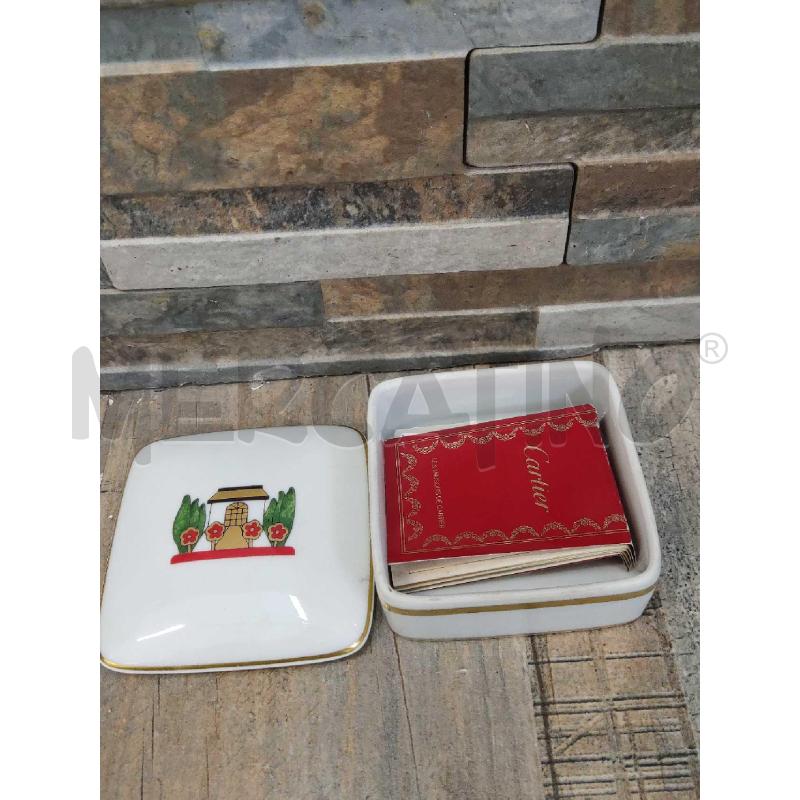 SCATOLETTA CERAMICA BIANCA  CARTIER  | Mercatino dell'Usato Settimo torinese 2