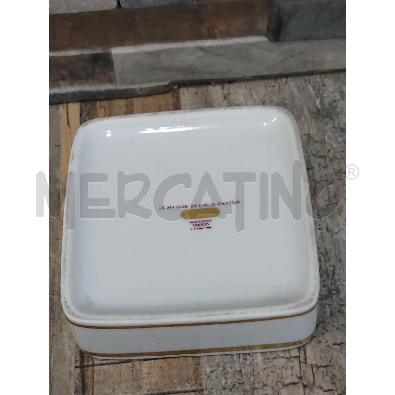 SCATOLETTA CERAMICA BIANCA  CARTIER  | Mercatino dell'Usato Settimo torinese 3