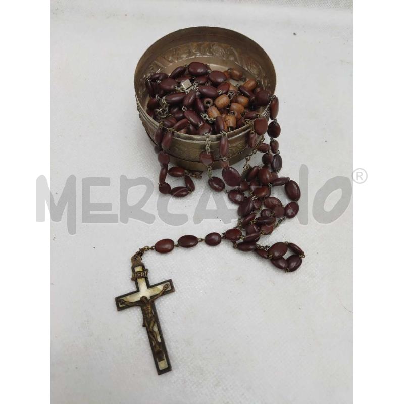 SCATOLETTA CON CORONCINA DEL  ROSARIO | Mercatino dell'Usato Settimo torinese 1