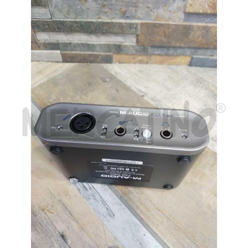 SCHEDA AUDIO M-AUDIO FAST TRACK  | Mercatino dell'Usato Settimo torinese 3