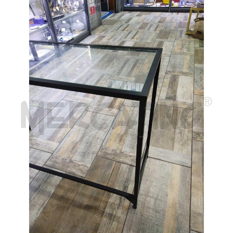 SCRIVANIA VETRO E ALUMINIO IKEA MODELLO VITTSJO PER COMPUTER PORTATILE | Mercatino dell'Usato Settimo torinese 3