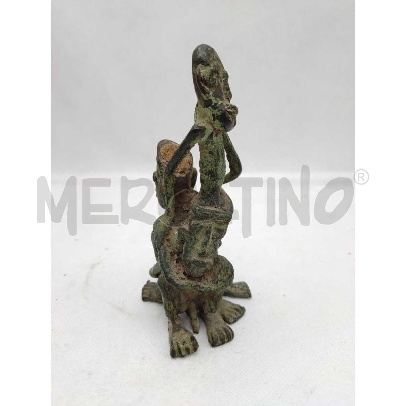 SCULTURA ANCESTRALE BRONZO AFRICA | Mercatino dell'Usato Settimo torinese 1
