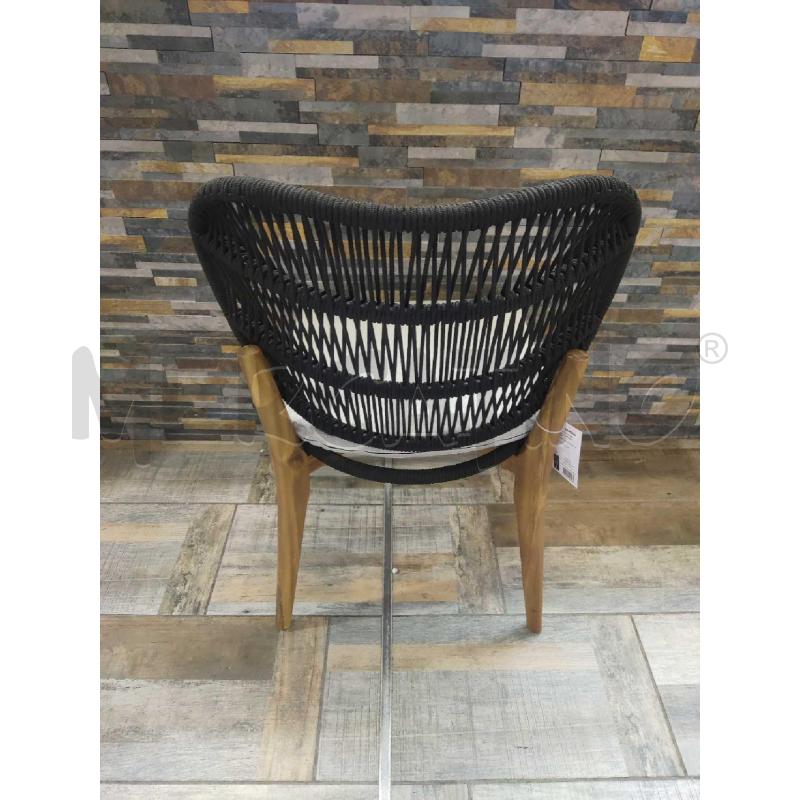 SEDIE COPPIA DA ESTERNO DESIGN LEGNO CORDA | Mercatino dell'Usato Settimo torinese 3
