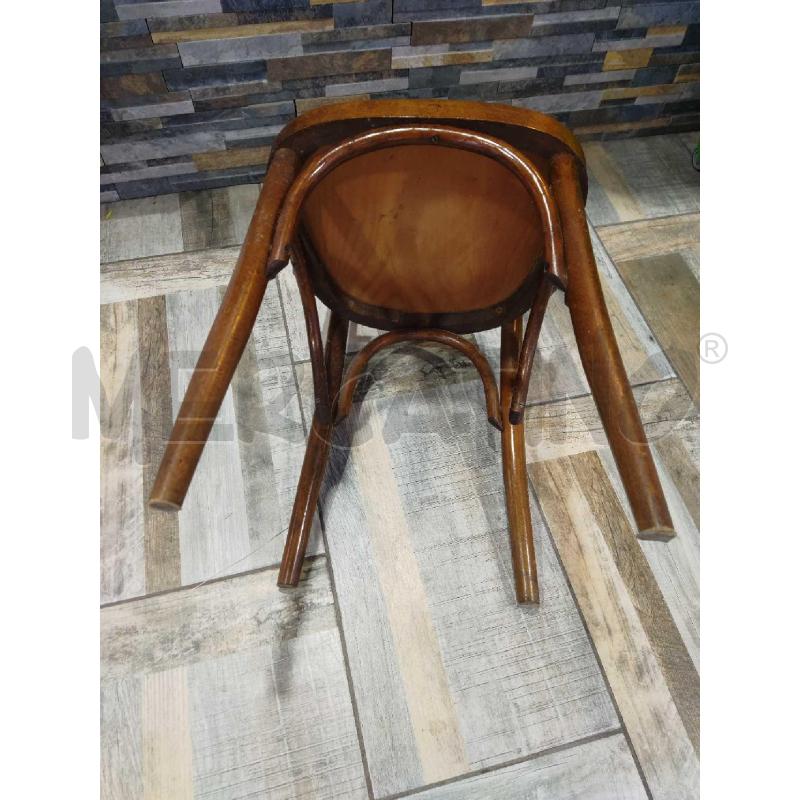 SEDIE PZ. 4 LEGNO CURVATO ANNI 70 | Mercatino dell'Usato Settimo torinese 3