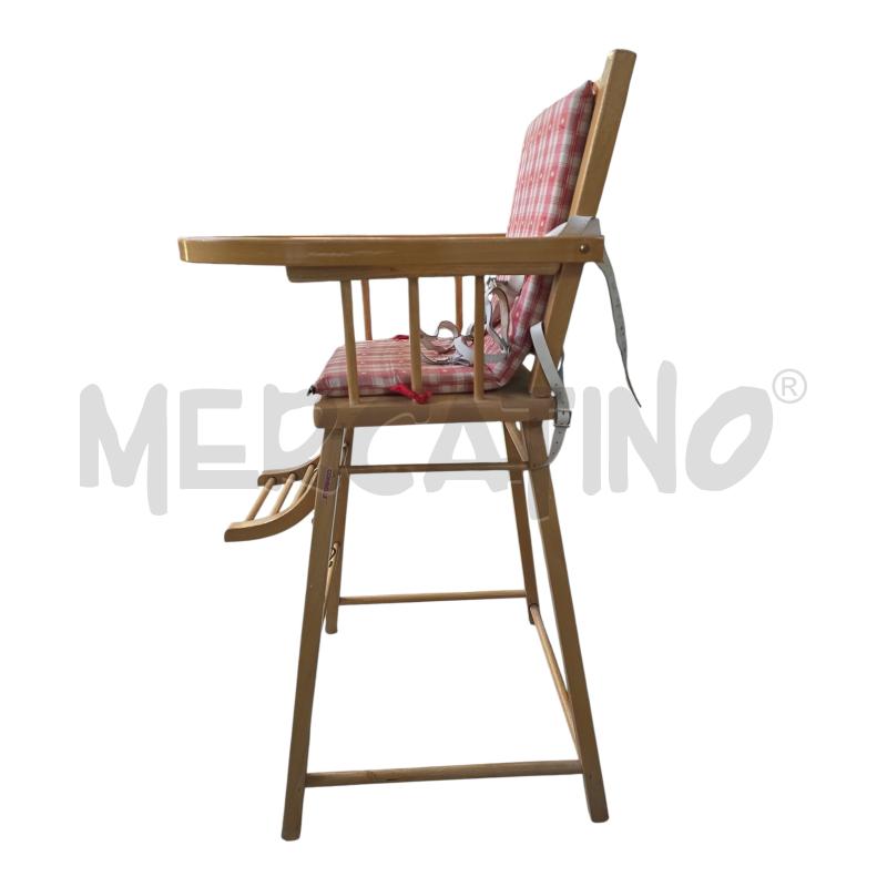 SEGGIOLINO VINTAGE LEGNO | Mercatino dell'Usato Settimo torinese 3