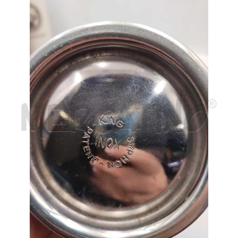 SELTZER TAPPO NERO ACCIAIO VINTAGE  | Mercatino dell'Usato Settimo torinese 4