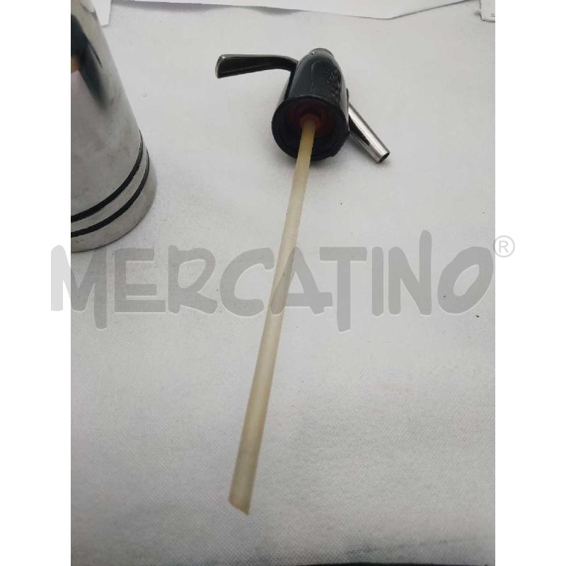 SELTZER TAPPO NERO ACCIAIO VINTAGE  | Mercatino dell'Usato Settimo torinese 5