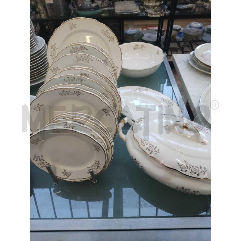 SERVIZIO PIATTI DA SEI FREDA CAPODIMONTE EXTRAFORTE | Mercatino dell'Usato Settimo torinese 1