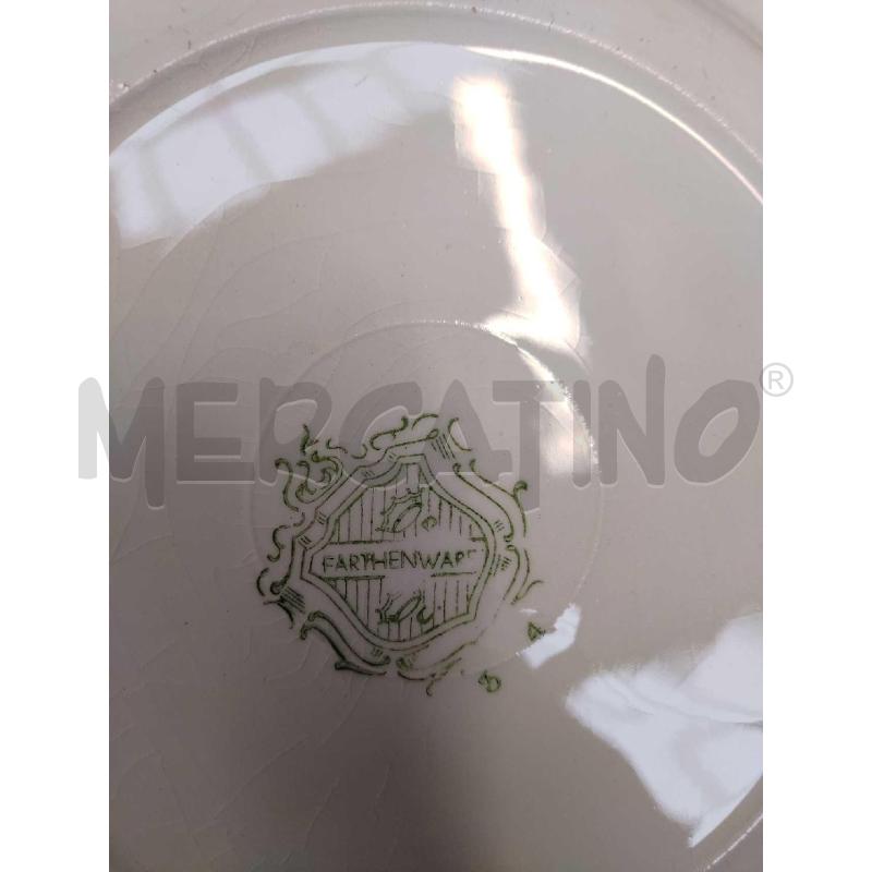 SERVIZIO PIATTI ERTHEN WARE DA 6 CON ZUPPIERA E FOGLIA GRIGIA | Mercatino dell'Usato Settimo torinese 4