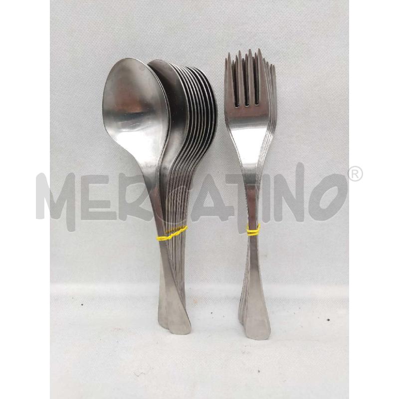 SERVIZIO POSATE ABERT NICROSIL 18/12 ACCIAIO INOX 48 PZ. | Mercatino dell'Usato Settimo torinese 5