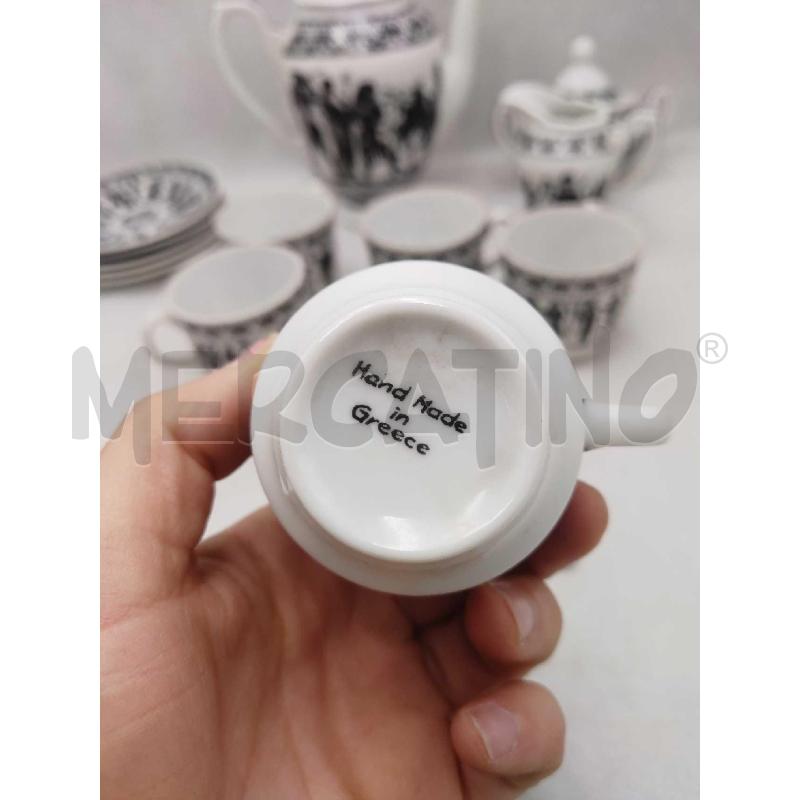 SERVIZIO TAZZINE JUEGO CAFFE' GRECO CON 5 TINE | Mercatino dell'Usato Settimo torinese 2