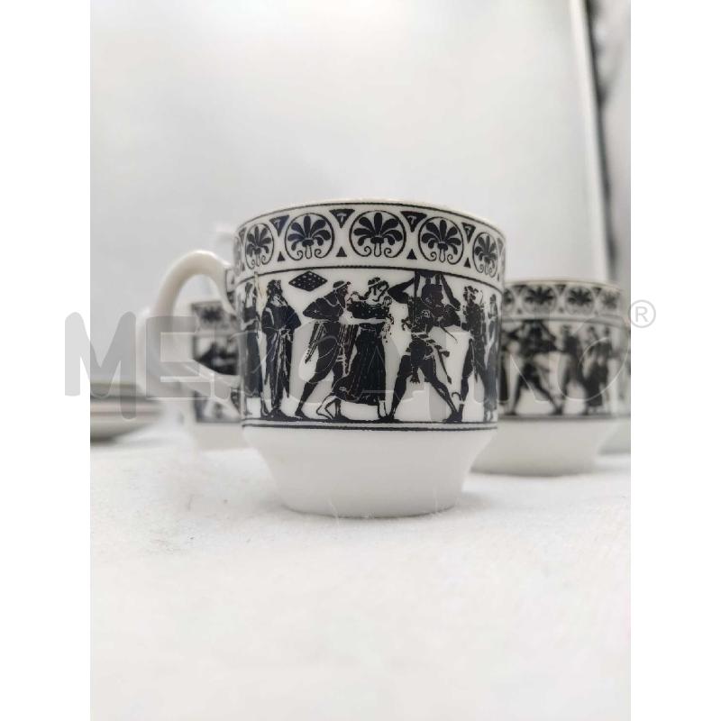 SERVIZIO TAZZINE JUEGO CAFFE' GRECO CON 5 TINE | Mercatino dell'Usato Settimo torinese 3