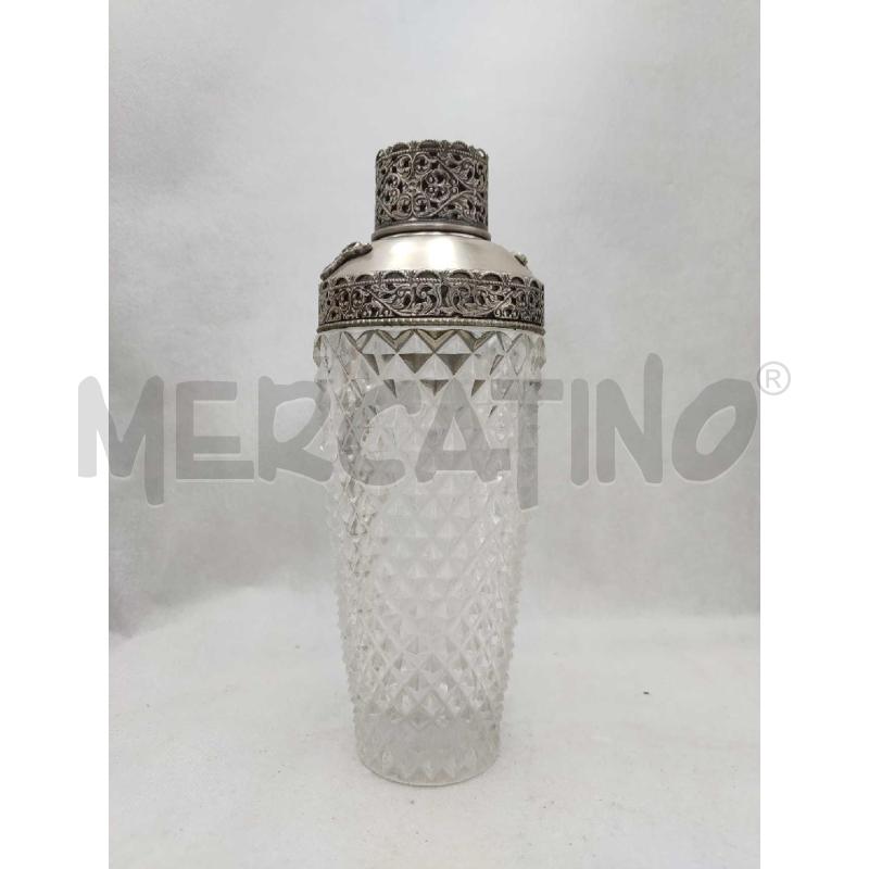 SHAKER CRISTALLO CON TAPPO GRIGIO | Mercatino dell'Usato Settimo torinese 2