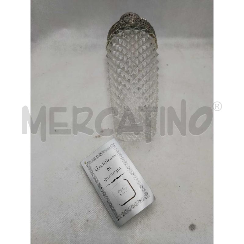SHAKER CRISTALLO CON TAPPO GRIGIO | Mercatino dell'Usato Settimo torinese 4
