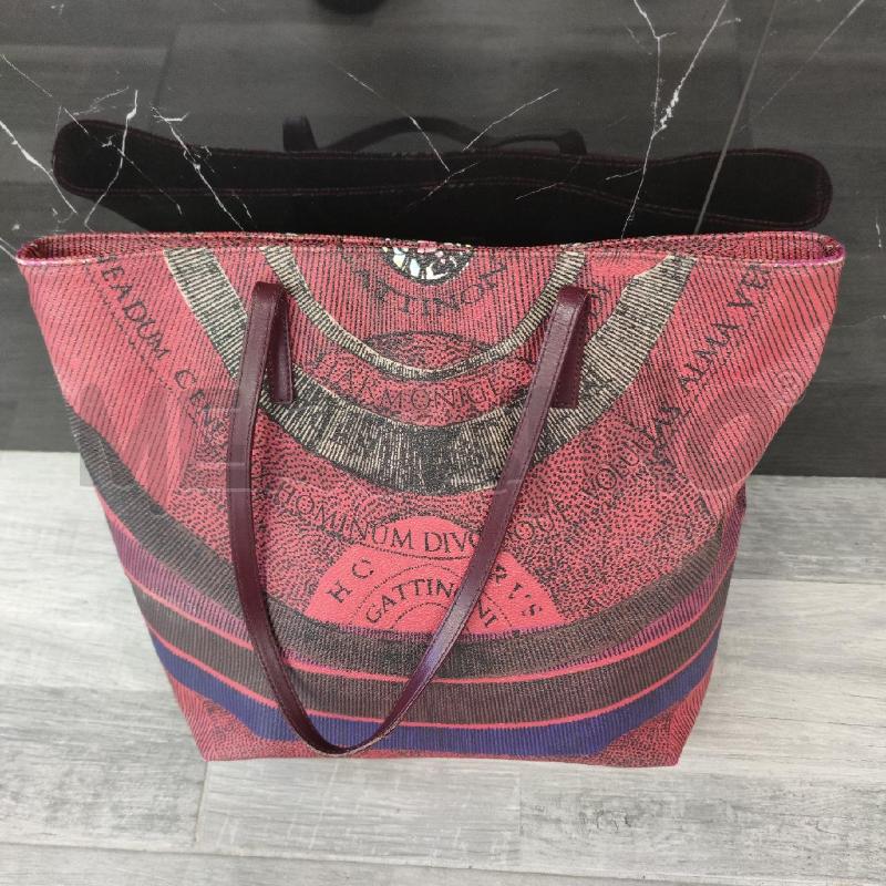 SHOPPER DONNA GATTINONI ROSSA FANTASIA  | Mercatino dell'Usato Settimo torinese 2